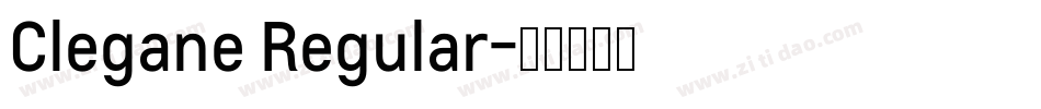 Clegane Regular字体转换